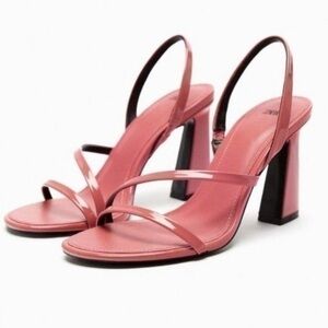 ZARA strappy wide heel sandals 1332/110